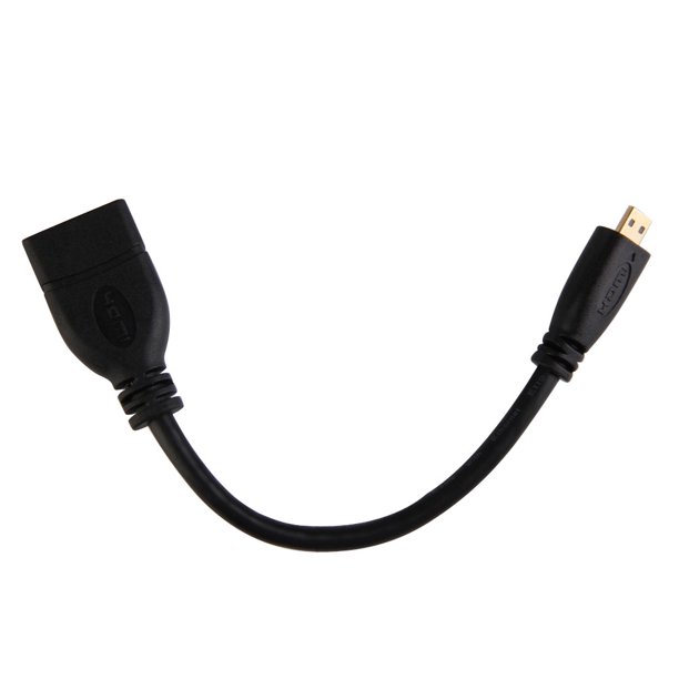 Cable Hdmi Adaptador macho negro compatible con HDMI a doble compatible con  HDMI hembra Cable de conexión Cable de 30 cm Likrtyny Para estrenar