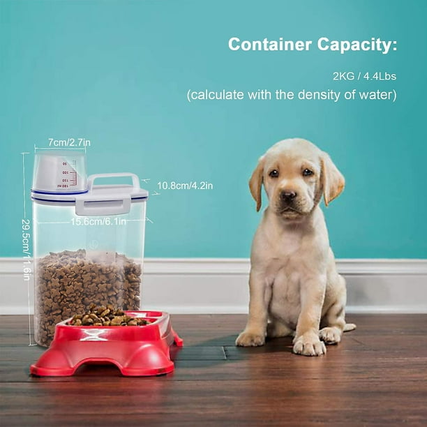 Contenedor de comida para perros - Almacenamiento de alimentos para  mascotas - Contenedor de comida para mascotas - Almacenamiento de comida  para