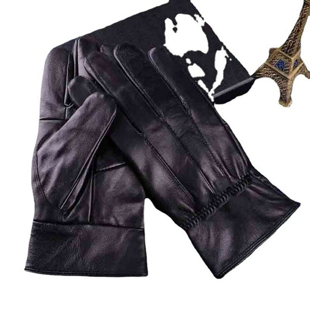 GUANTES DE CUERO MUJER guantes de lana de piel de oveja marrón guantes de nieve  guantes de piel de oveja guantes de piel de cordero -  México