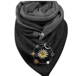 Chales pashmina grandes y bufandas para mujer Bufandas extra largas de  cachemir negro suave JAMW Sencillez