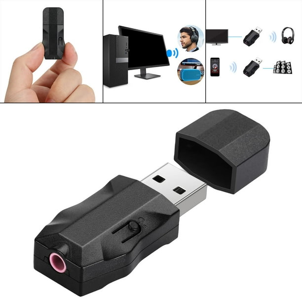 Receptor y Transmisor Bluetooth USB 5.0, Adaptador de Audio Bluetooth USB  3.5mm para Estéreo Doméstico, de Soledad