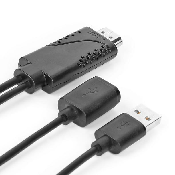 Adaptador de Cable de AV Digital HDMI 1080P, compatible de USB Hembra a HDMI  Macho de WDOplteas