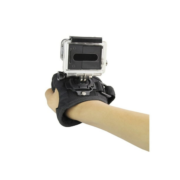 Methold Correa de cámara deportiva ABS portátil reutilizable guante de 360  ​​grados estilo esquí Snorkeling ciclismo buceo montaje Accesorios para  fotos