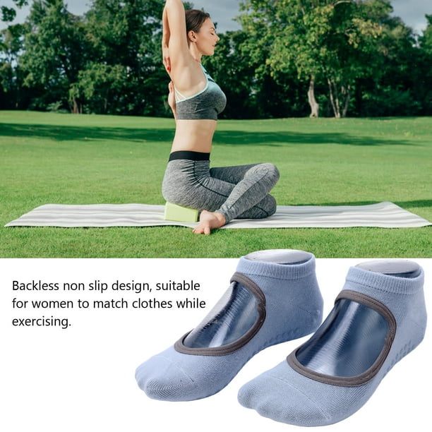 Calcetines de yoga antideslizantes para mujer, pilates, barras