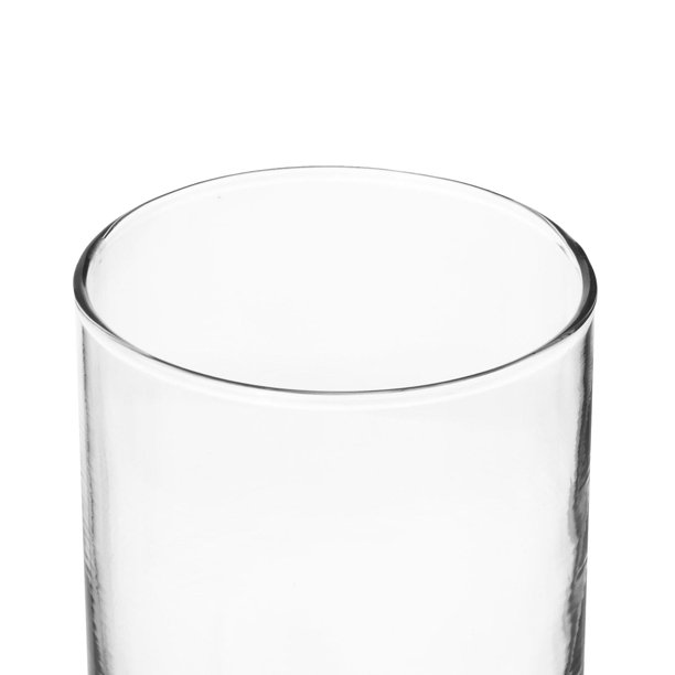 Juego De 6 Vasos De Vidrio 16 Oz Con Tapa Y Popote Para Cafe Caliente Frio  Set