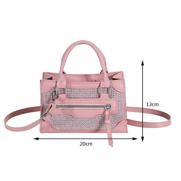 Bolso bandolera para mujer Bolsos casuales con cremallera Bolsos livianos  para regalo (Rosa) Sywqhk Para Estrenar