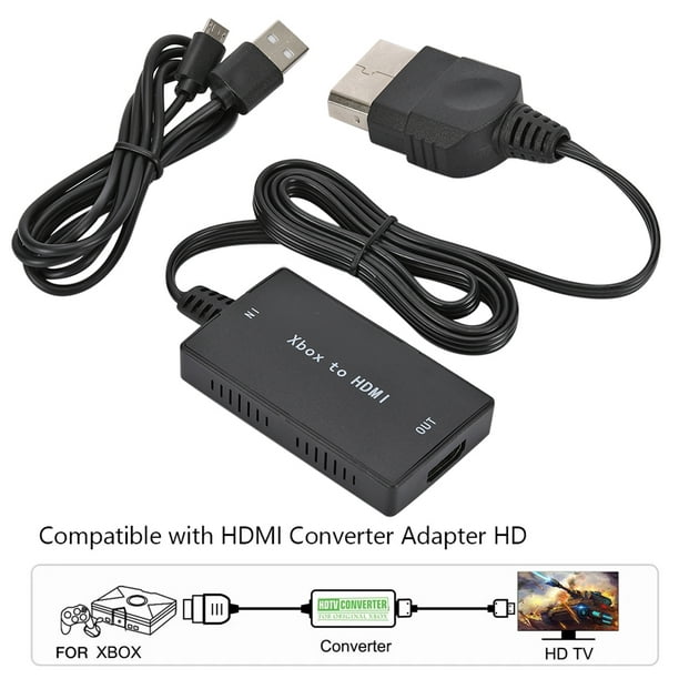 Mini adaptador de HDTV completo, convertidor HDMI-Compatible con