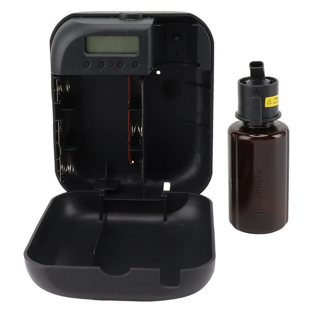 Difusor de aceites esenciales con batería, miniventilador para el hogar,  difusor de fragancia, difusor inteligente de aromaterapia, negro