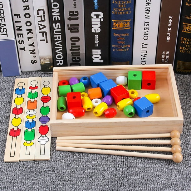  Juguetes educativos de madera para niños de 3, 4, 5, 6
