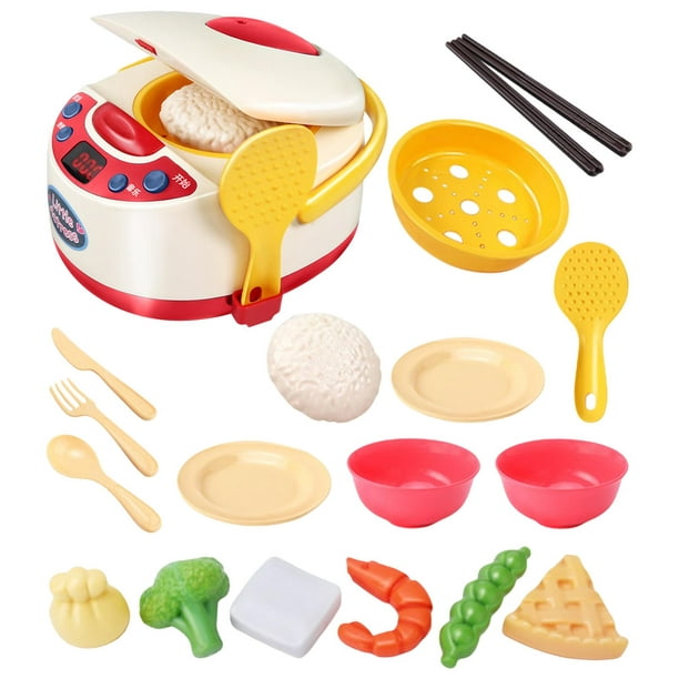 Juguetes de cocina prémium para niños pequeños, utensilios de cocina de  madera, accesorios para juego de cocina de simulación, juguete de  aprendizaje