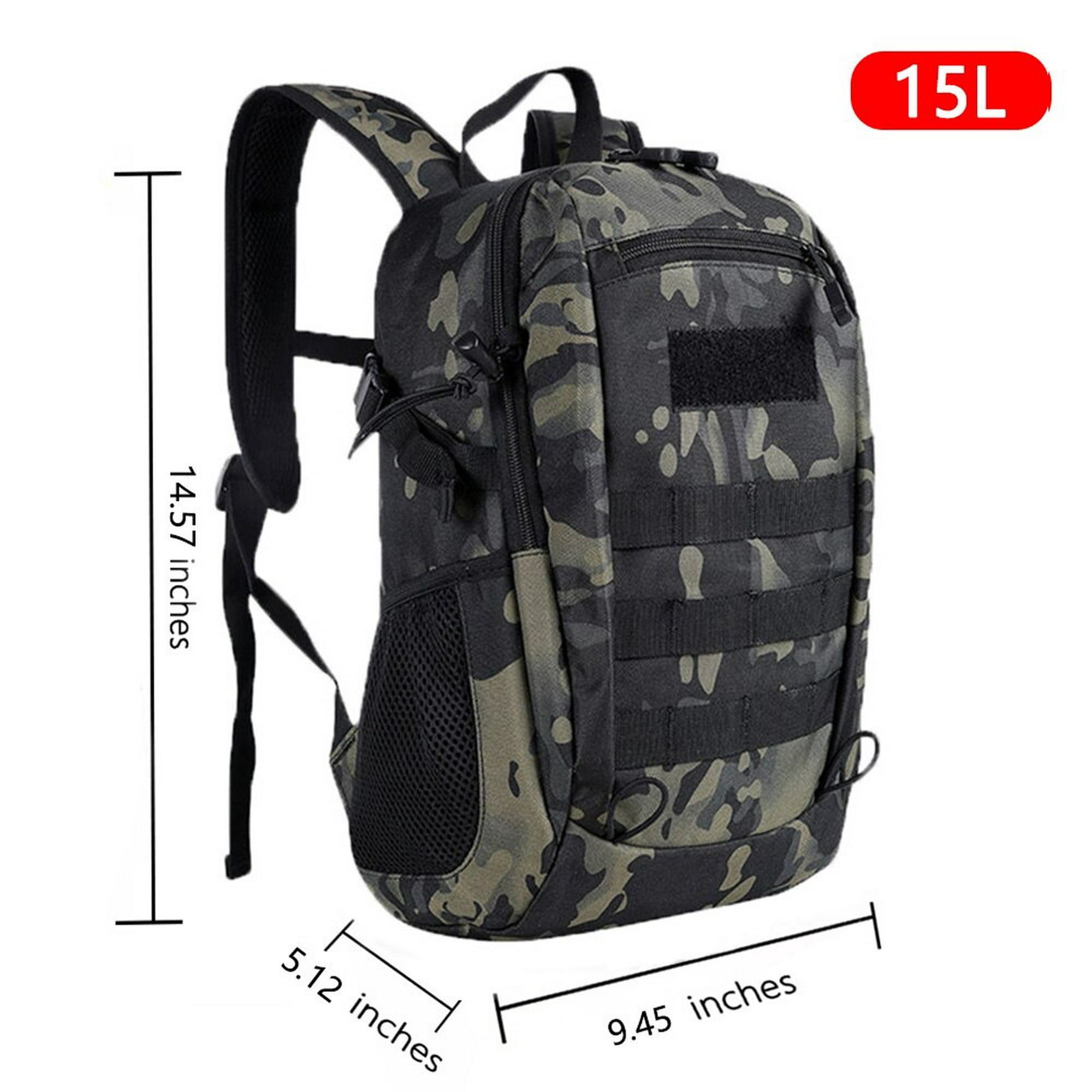 Mochila táctica MOLLE de 12L para deportes al aire libre, mochila  impermeable, mochilas escolares, Mini mochila