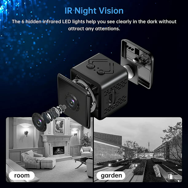 Mini cámara de vídeo-cámara profesional inalámbrico-1080P cámara HD-HD Audi Levamdar WRMH-112-2 | Walmart en