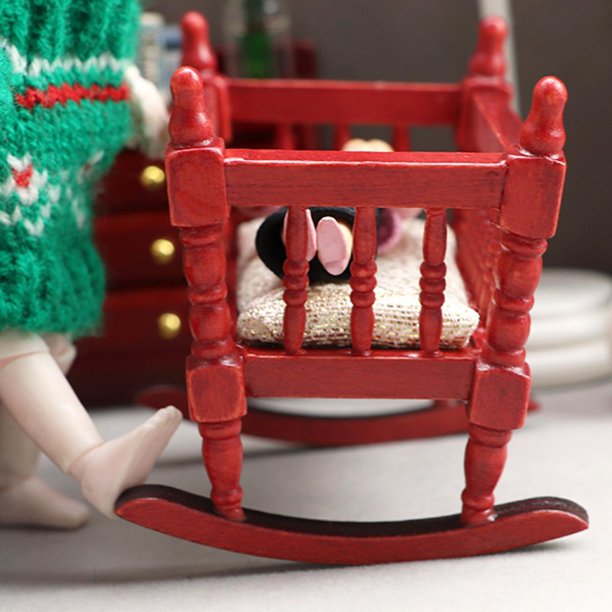 Como hacer Cuna mecedora para Muñecas / How to make a Rocking Cradle for a  Dolls 