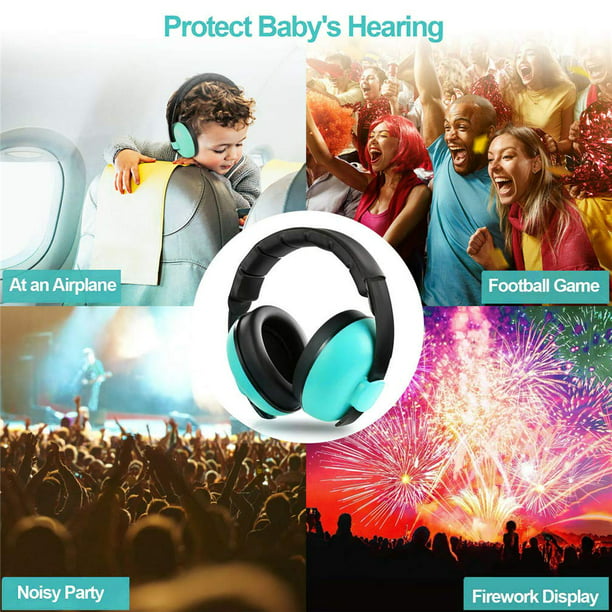 Auriculares con cancelación de ruido para bebés con protección auditiva  para bebés de 3 meses a 2 años