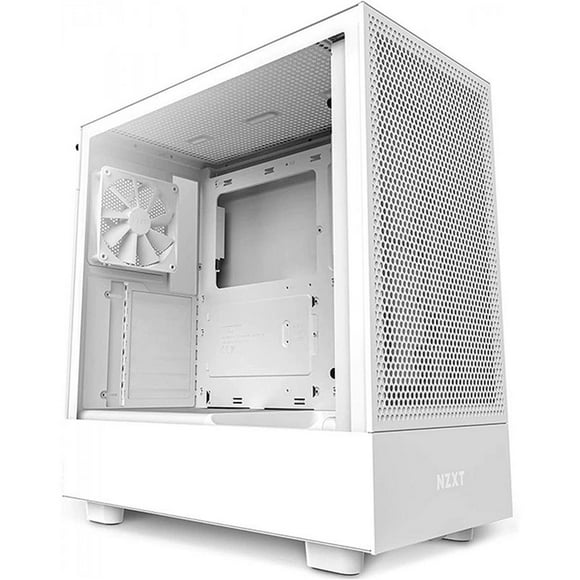 gabinete gamer nzxt h5 flow compact atx blanco cch51fw01 nzxt h5 flow