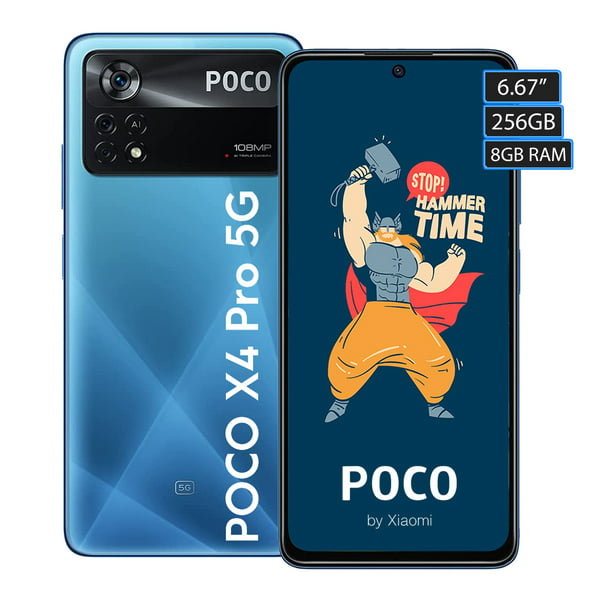 Teléfono Xiaomi Poco X4 Pro 8 GB 256 GB 5G Negro