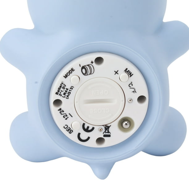 Termómetro de bañera para bebé, juguete de baño flotante de seguridad,  termómetro Digital de temperatura con advertencia intermitente Ticfox
