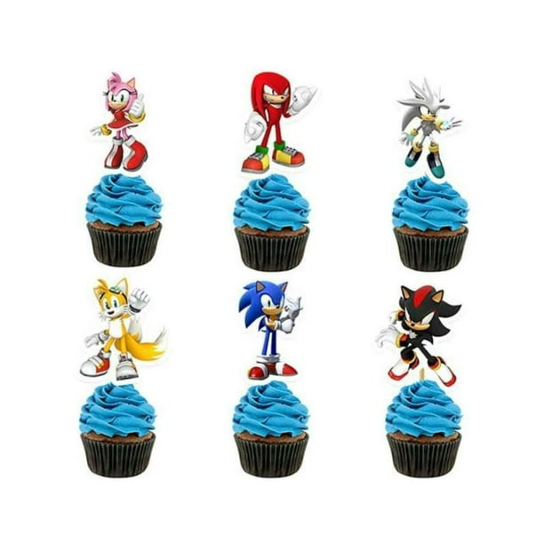 5 globos de helio Sonic The Hedgehog para suministros de fiesta