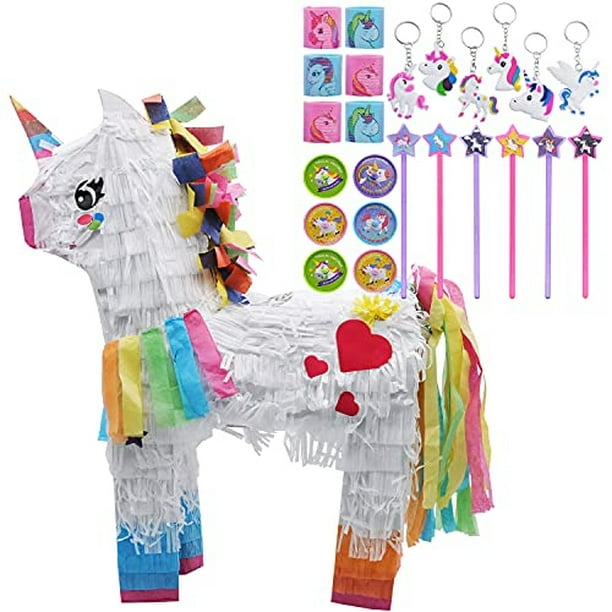 Cinco De Mayo Piñata Grande Unicornio con 24 accesorios para Fun Fiesta  Taco Party Supplie JOYIN JOYIN