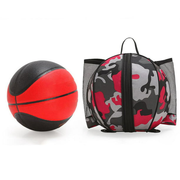 Bolsas de fútbol juvenil - Mochilas deportivas para fútbol, baloncesto,  fútbol con soporte para pelotas para niños y niñas, color negro