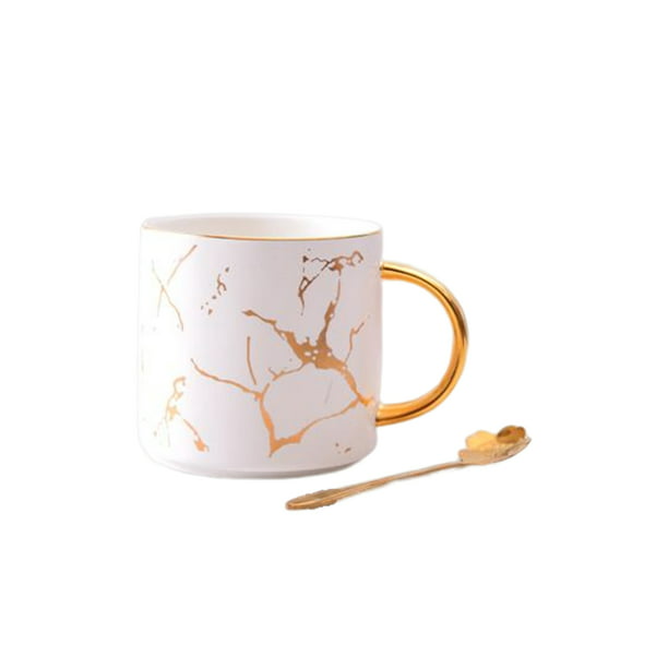 Tazas de café de cerámica de estilo europeo, desayuno de taza de