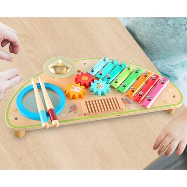 Mesa de instrumentos musicales para bebé