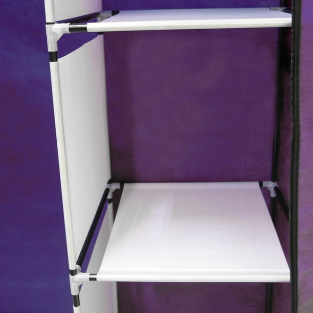 Organizador Estante Plegable de Zapatos Morado - Promart