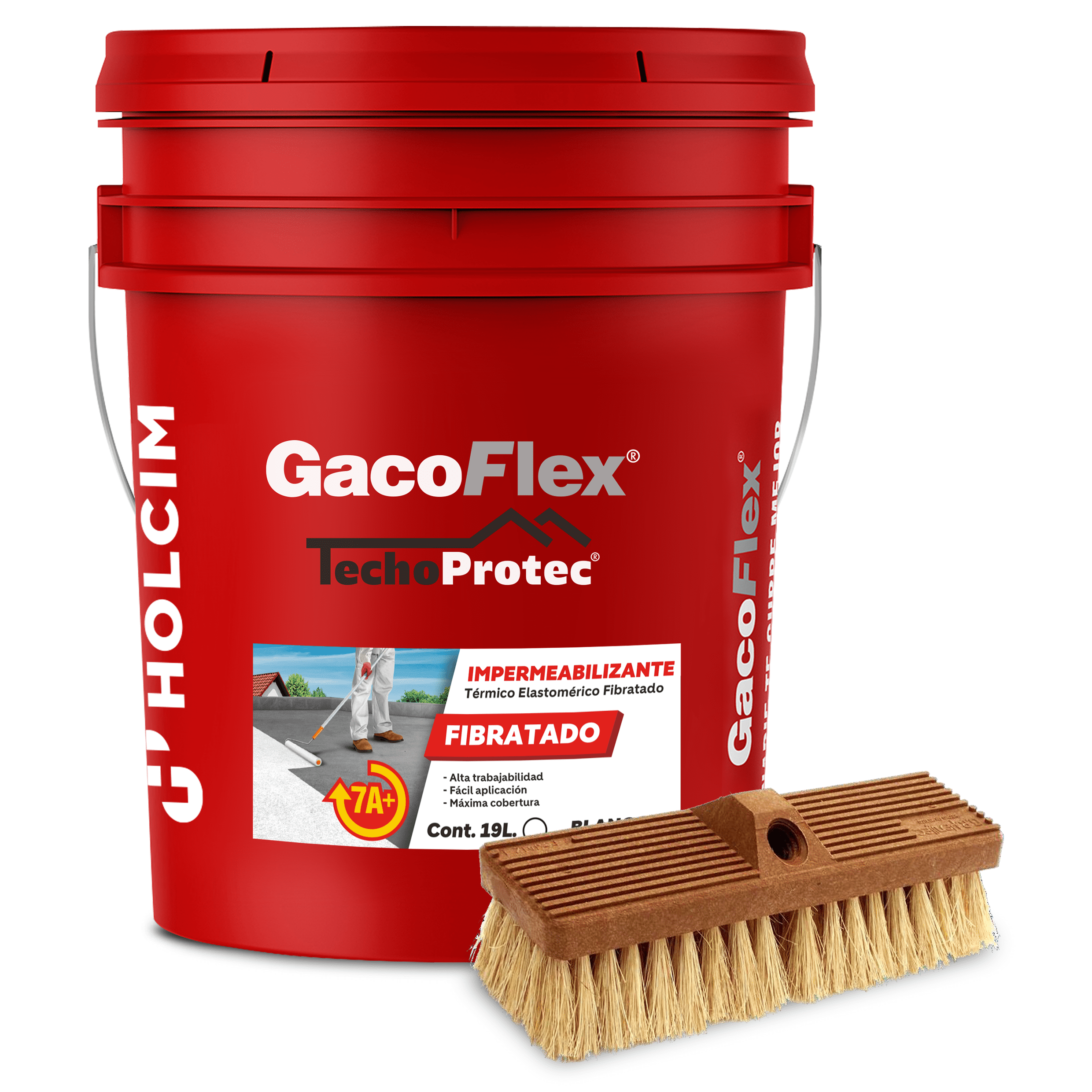 Impermeabilizante Holcim Gacoflex Techoprotec 7 Años Fibratado 19 ...