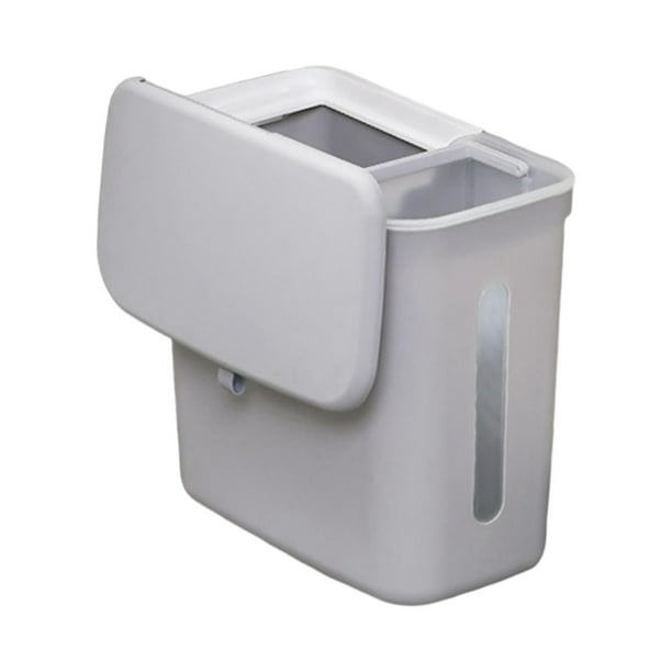 Cubo de basura plegable capacidad colgante para de basura del coche del  gabinete Cubo de basura para el baño Mantener Macarena Bote de basura  plegable