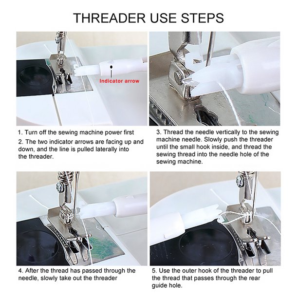 Comprar Enhebrador de agujas Inserto de aguja Cambio de herramientas de  costura Accesorios de enhebrado