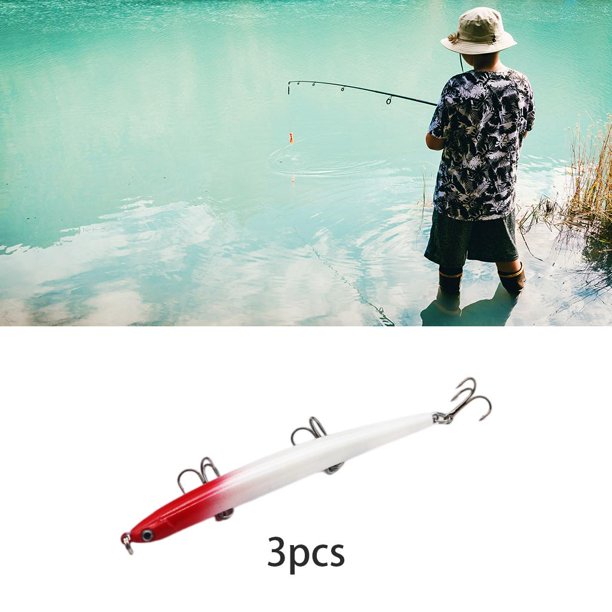 Señuelos de pesca, Señuelos de pesca luminosos Cebo Crankbaits, Señuelos de  pesca Cebos Tackle Rojo 15g kusrkot señuelo de pesca