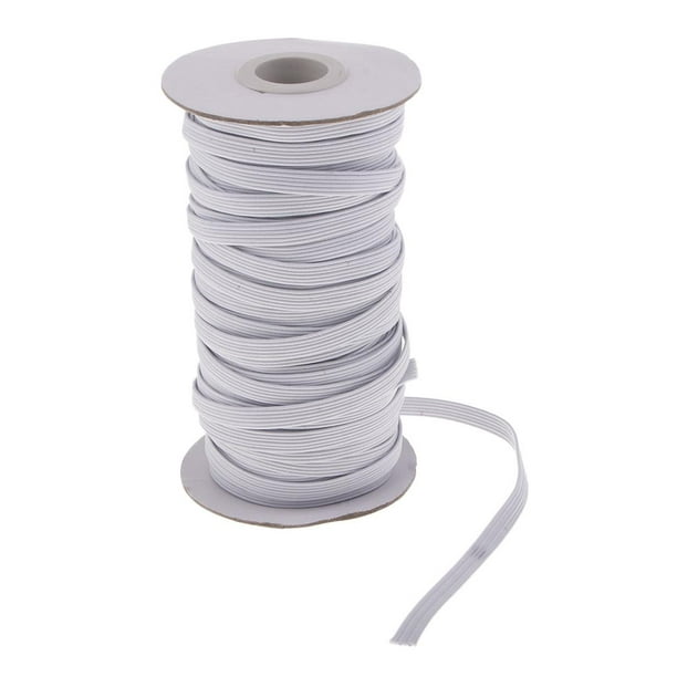 Cordón elástico/cuerda elástica/banda elástica de costura/elástico/cuchara  elástica de punto pesado, rollo de alta elasticidad para manualidades