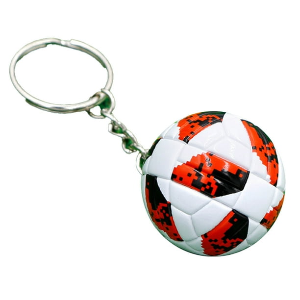 Taiyin 6 piezas de mini llavero de fútbol lindo llavero de fútbol para  niños, llavero de pelota de fútbol, regalos de fiesta de fútbol para  hombres