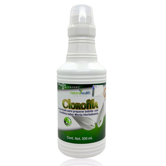 clorofila líquida 500 ml sabor menta natural health natural health nhclorofila