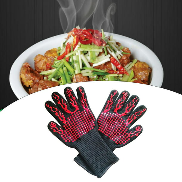 Guante de silicona resistente al calor para horno, guantes para horno, guantes  para horno, guantes para