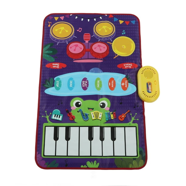 Manta de actividades Infantil con piano verde