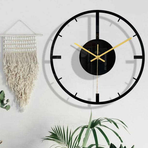 Reloj Pared Moderno Elegante Nórdico Industrial Regalo Deco