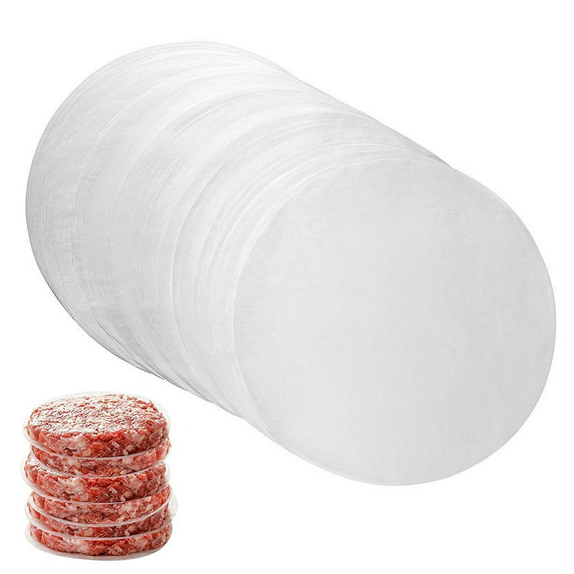 Papel de hamburguesa, 1000 piezas de papel de hamburguesa para  hamburguesas, prensa de hamburguesas, carne molida, congelación o  envoltorios de