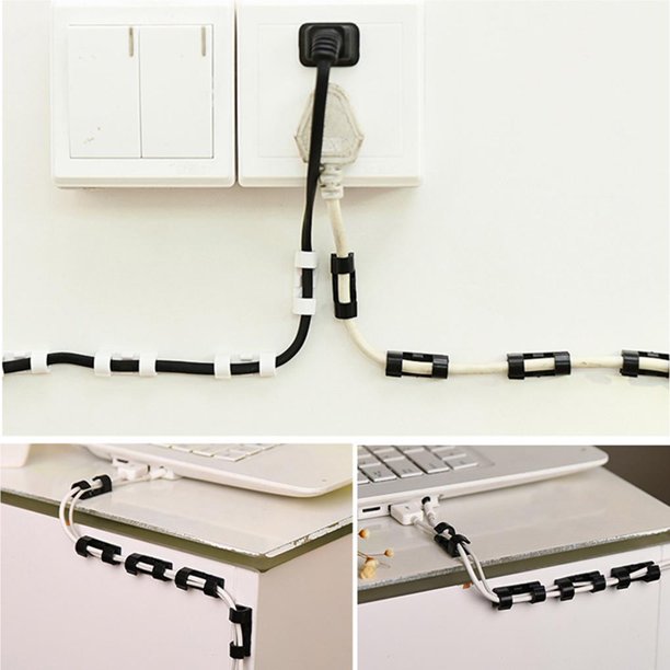 Clip Sujeta Cables Para Pared