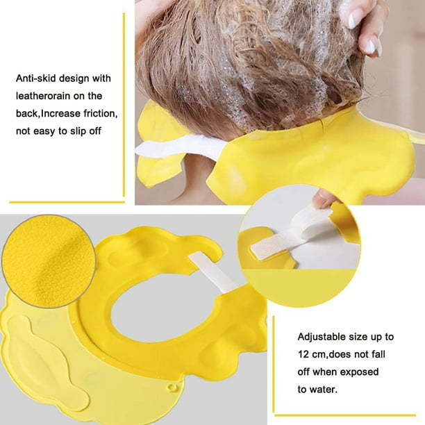 Bebés Niños Gorra de baño Visera para lavar el cabello Protección de la  ducha