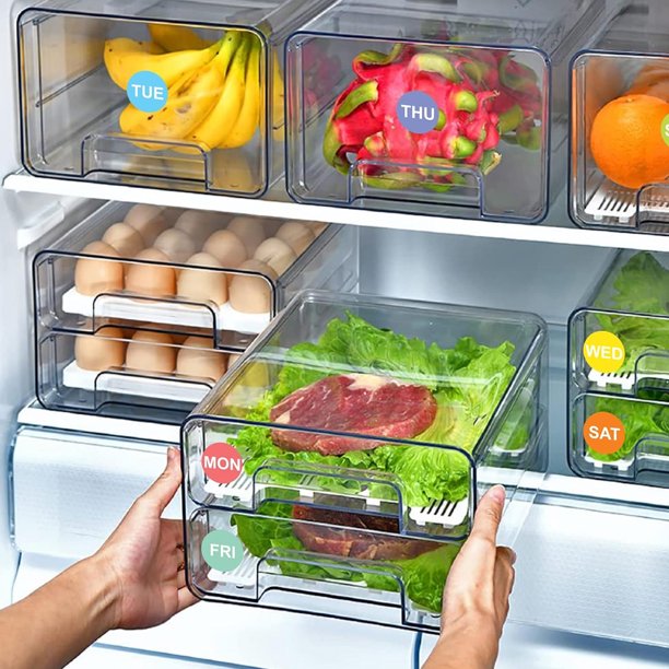  Ciieeo 2 rollos/500 unidades de etiquetas adhesivas de registro  de alimentos, etiqueta clasificada de alimentos, etiqueta extraíble para  congelador, contenedores de refrigerador, tarros de masón, etiquetas  adhesivas para el hogar, marco