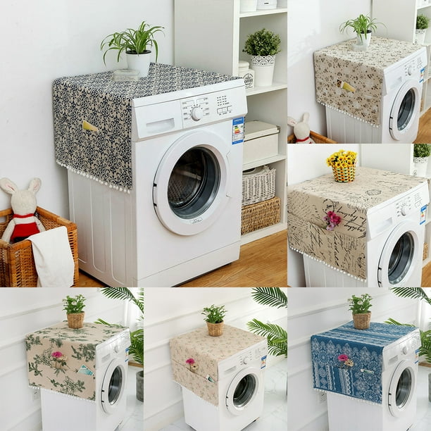 Moyic Funda para lavadora, lavable a máquina, nevera limpia y sin polvo,  Sisi Xiaohua, 30*90cm 1 Type3 NO3