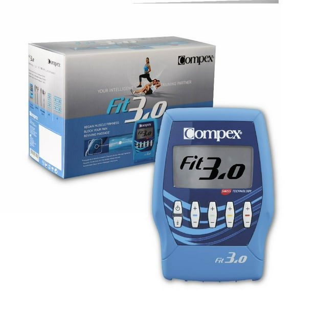Electroestimulador Compex Fit 3.0 Color Azul Con Blanco 20 Programas  Anti-Dolor Para Recuperación Y Rehabilitación