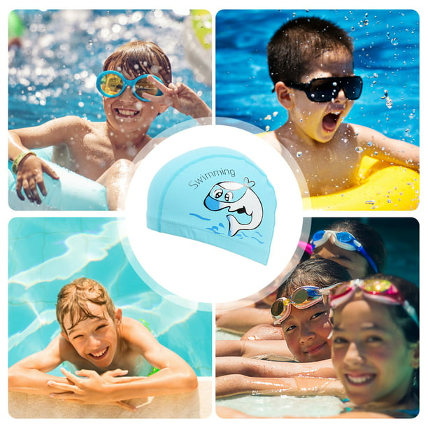 Gorro Piscina niño Gorro natación niña de 6 a 12, Patrón de Ballena,  Material de Poliuretano (Amarillo) : : Deportes y aire libre