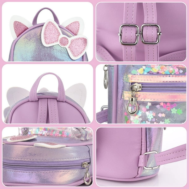 Pretty Floral Gardenia Purple - Mochila infantil para niños y niñas, mini  mochila escolar preescolar para guardería, bolsa de viaje, Pretty Floral