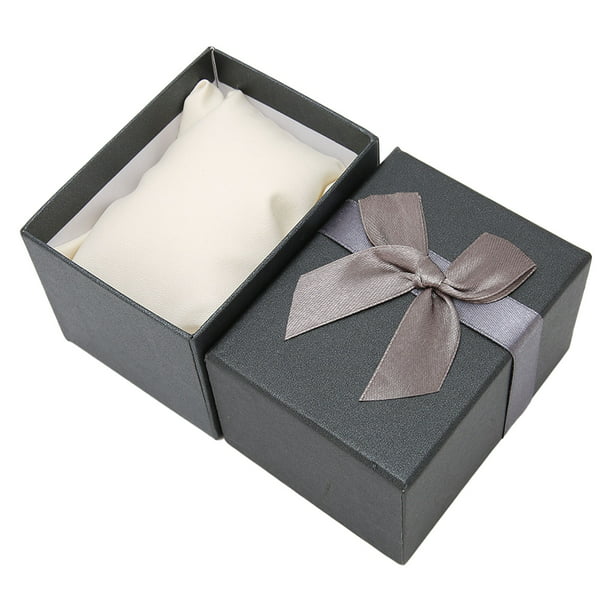  Caja de regalo de reloj creativo, 4 unidades, cajas de  organizador de pulseras con lazo de cinta, caja de reloj de regalo : Ropa,  Zapatos y Joyería