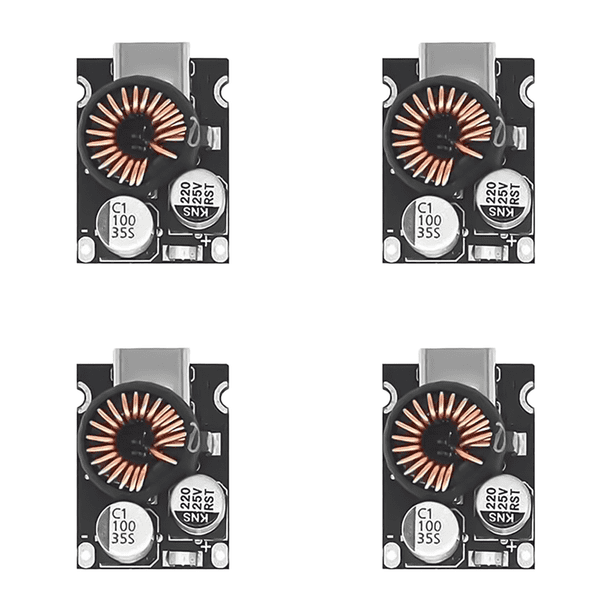 Modulo Ricarica Rapida 4 Porte PD65W Type-C &ndash; Supporto PD3.0/QC3.0 FCP AFC
