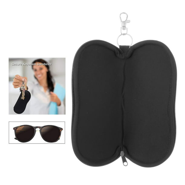MoKo - Organizador de gafas de sol con 5 ranuras, estuche de viaje para  gafas de sol portátil, estuche de almacenamiento para mujeres y hombres