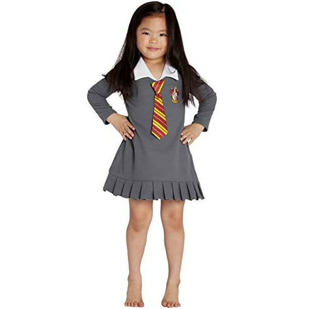 Harry Potter - Pijama para niñas Hermione Gryffindor con corbata de forro  polar
