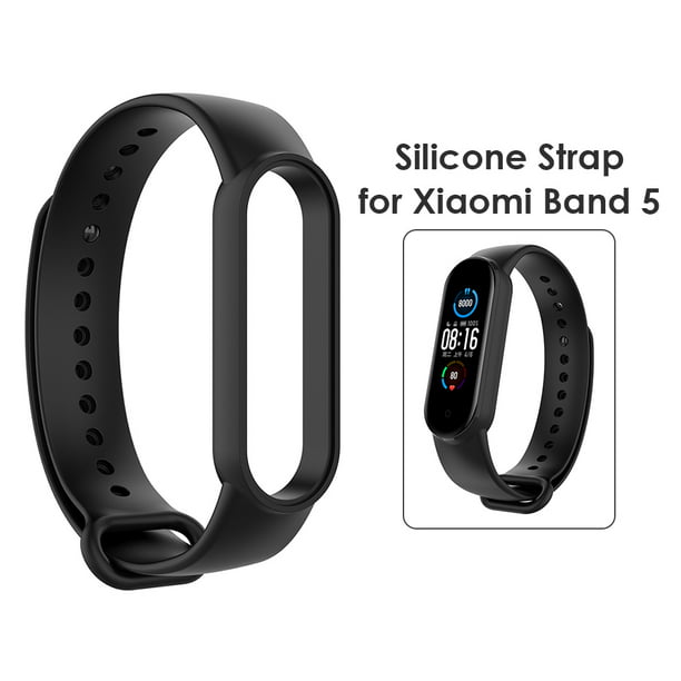 Xiaomi Mi Band 5 correa de silicona alta calidad negro y azul, Accesorios  pulseras de actividad, Los mejores precios
